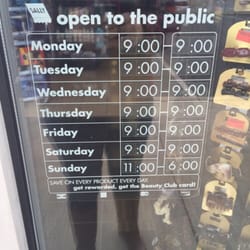 Sally Beauty - Store hours