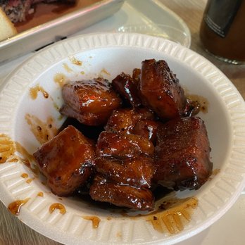 Killen's Barbecue - Pork belly brunt tips - Barbeque Near Me - Pearland, Texas Killen's Barbecue - Pork belly brunt tips - Barbeque Near Me - Pearland, Texas