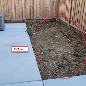 California Paver Pros - Picture F - Missing Bark and odd shallow open trench - Masonry/Concrete Near Me - Roseville, California