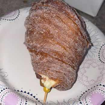 JL Patisserie Phoenix - Strawberry Rhubarb and Cream Cruffin - Bakeries Near Me - Phoenix, Arizona