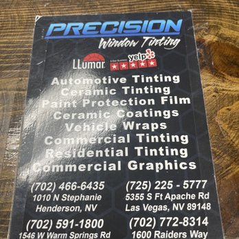 Precision Window Tint - Home Window Tinting Near Me - Henderson, Nevada