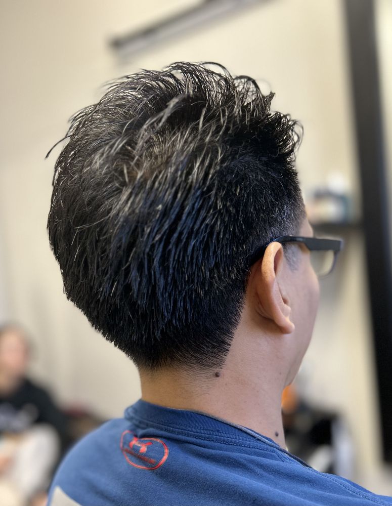 Fish Comb Barbering Club Logo