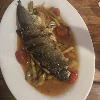 The Cookery - MARKETFISH red pepper emulsion, farro caponata - Italian Near Me - Dobbs Ferry, New York The Cookery - MARKETFISH red pepper emulsion, farro caponata - Italian Near Me - Dobbs Ferry, New York