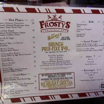 Bacall's - Menu - New American Near Me - New York, New York