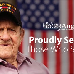 Visiting Angels - Give us a call to see how your earned VA benefits can cover your home care today! 830-625-5414