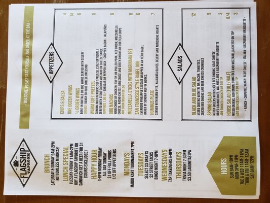 Menu photo 7 Flagship Cotati, CA