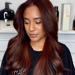 Dark auburn Dark auburn