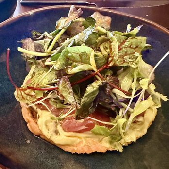Chicatana Fine Mexican Cuisine - Tostada de Atun - Tuna, Black Sesame Seeds Salsa, Greens - Mexican Near Me - Washington, DC, District of Columbia Chicatana Fine Mexican Cuisine - Tostada de Atun - Tuna, Black Sesame Seeds Salsa, Greens - Mexican Near Me - Washington, DC, District of Columbia