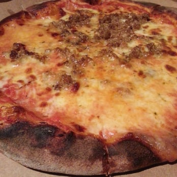 Elio Pizza On Fire - Sausage - Pizza Near Me - Addison, Illinois Elio Pizza On Fire - Sausage - Pizza Near Me - Addison, Illinois