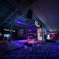 BIG Zap Zone - Check out our engaging pixel floor and fly zone