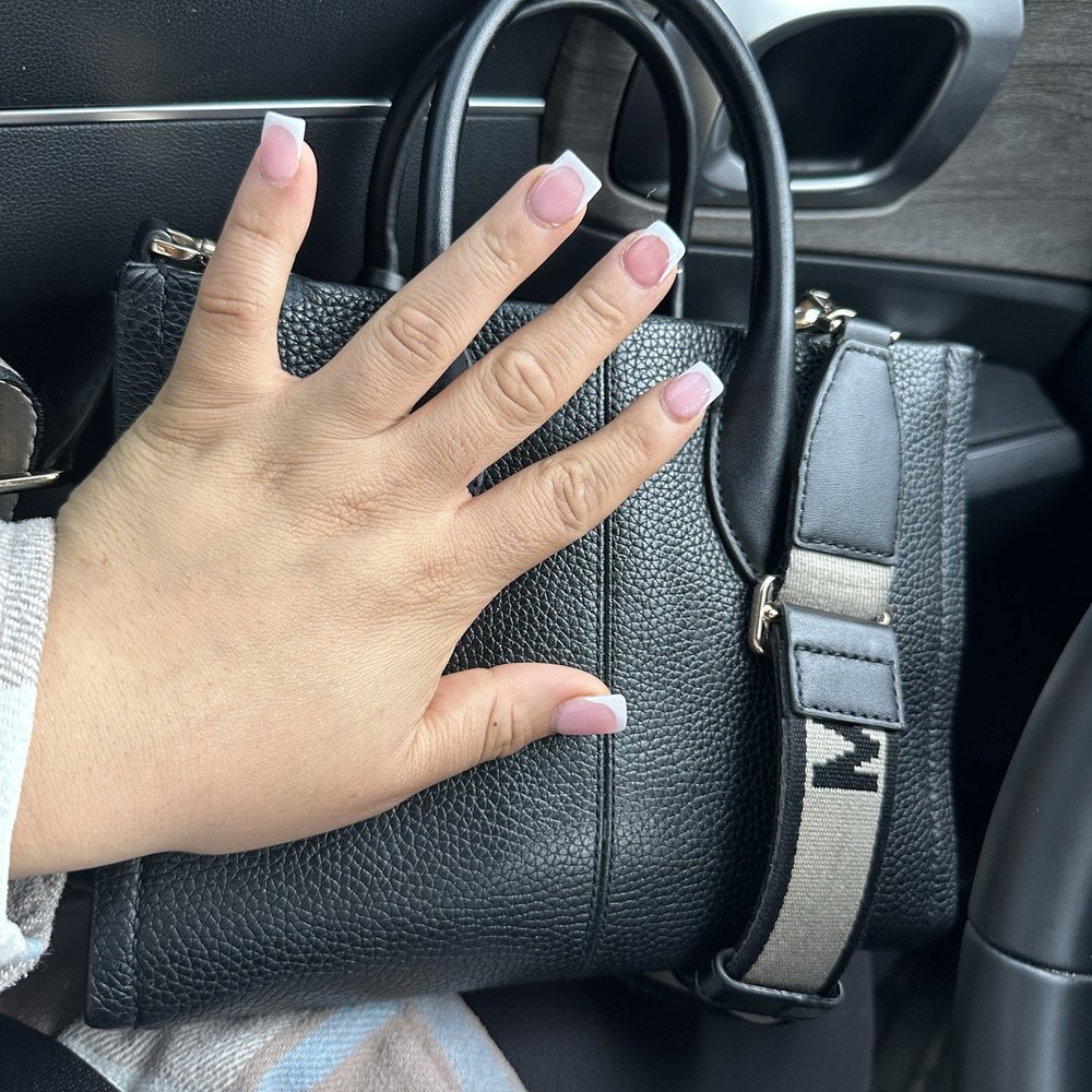 LG Nails & Spa - Pink powder is darker lol and the white and the length are so off I just can't - Nail Salons Near Me - Cypress, California LG Nails & Spa - Pink powder is darker lol and the white and the length are so off I just can't - Nail Salons Near Me - Cypress, California