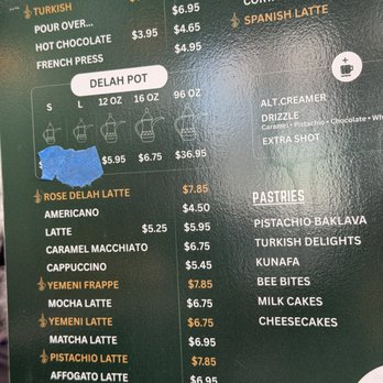 Delah Coffee - Menu - Coffee & Tea Near Me - San Francisco, California Delah Coffee - Menu - Coffee & Tea Near Me - San Francisco, California