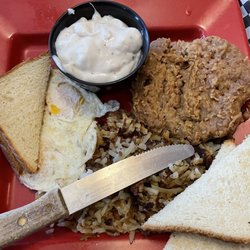 Skipper's Restaurant - Chicken-Fried Steak & Eggs