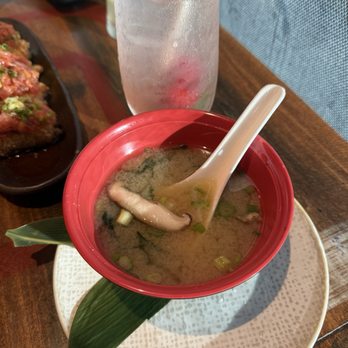 Blue Sushi Sake Grill - Miso soup - Sushi Bars Near Me - Dallas, Texas