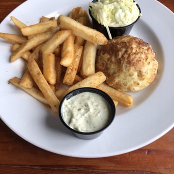 Nicks Fish House - Broiled Crab Cake merited a "wow!" reaction. Loaded with crab! Delicious. - Seafood Near Me - Baltimore, Maryland