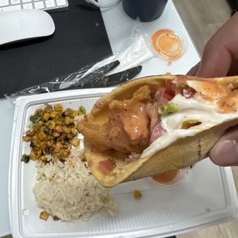 California Fish Grill - BATTERED FISH TACO COMBO - Fish & Chips Near Me - Fresno, California California Fish Grill - BATTERED FISH TACO COMBO - Fish & Chips Near Me - Fresno, California