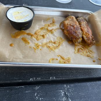 Hop Atomica - AMAZING WINGS! Aji Amarillo Gold BBQ - Pizza Near Me - Louisville, Kentucky