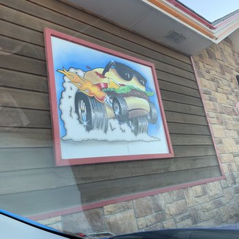 Blazen Burgers - a painting on the side of a building - Hot Dogs Near Me - Nampa, Idaho