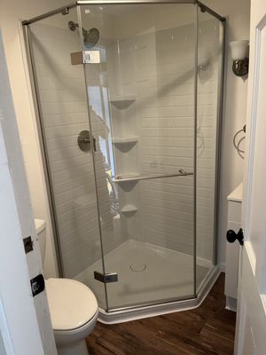 Bathroom Remodel - A&B Plumbing offers bathroom remodeling services, including demo and removal, plumbing rough-in and fixture installation (toilets, sinks, faucets, showers/tubs), drain/pipe repairs or reroutes, and coordination for key upgrades to help deliver a functional, modern bathroom from small refreshes to full remodels. Bathroom Remodel - A&B Plumbing offers bathroom remodeling services, including demo and removal, plumbing rough-in and fixture installation (toilets, sinks, faucets, showers/tubs), drain/pipe repairs or reroutes, and coordination for key upgrades to help deliver a functional, modern bathroom from small refreshes to full remodels.