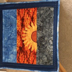 Swift Stitches - Sunflower converted to sunset.