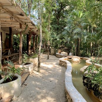 Holistika - Relaxing pond area. - Hotels Near Me - Tulum, ROO Holistika - Relaxing pond area. - Hotels Near Me - Tulum, ROO