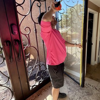 Southwest Sun Screens - Ryan carefully measuring and re-measuring. He truly cares about the outcome. - Shades & Blinds Near Me - Peoria, Arizona Southwest Sun Screens - Ryan carefully measuring and re-measuring. He truly cares about the outcome. - Shades & Blinds Near Me - Peoria, Arizona