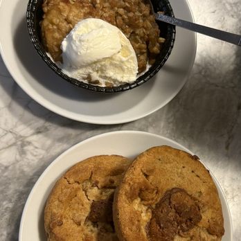 Instead of Flowers - Peanut butter cookie and apple crisp (we added vanilla ice-cream) - Food Delivery Services Near Me - Atlanta, Georgia Instead of Flowers - Peanut butter cookie and apple crisp (we added vanilla ice-cream) - Food Delivery Services Near Me - Atlanta, Georgia