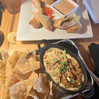 Outpost 45 - Muffuletta Eggrolls & Crab Rangoon Dip - Breakfast & Brunch Near Me - New Orleans, Louisiana