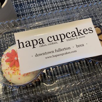 Hapa Bakery - Two cupcakes perfectly and carefully packaged togo. - Bakeries Near Me - Brea, California Hapa Bakery - Two cupcakes perfectly and carefully packaged togo. - Bakeries Near Me - Brea, California