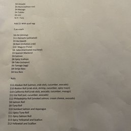 Menu Menu