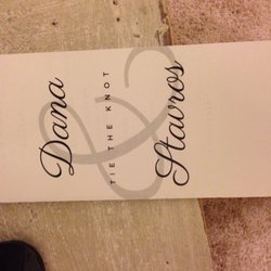Minuteman Press - Front of our wedding program.