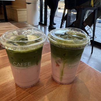 Caffe In Coffee Roasters - strawberry matcha lattes - Coffee & Tea Near Me - Tustin, California Caffe In Coffee Roasters - strawberry matcha lattes - Coffee & Tea Near Me - Tustin, California