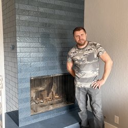 Andrew's Tile - Andrew & his excellent work