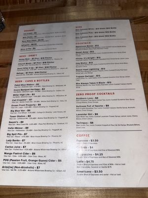 Menu photo 2 Steadfast Diner Mesa, AZ