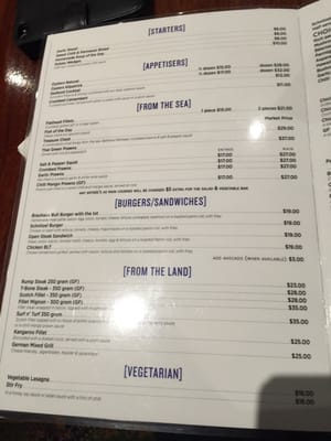 Menu photo 3 Barossa Brauhaus Hotel Angaston, SA Menu photo 3 Barossa Brauhaus Hotel Angaston, SA