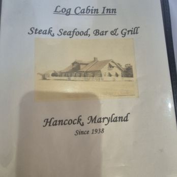 Jimmy Joy's Log Cabin Inn - Menu cover - American Near Me - Hancock, Maryland Jimmy Joy's Log Cabin Inn - Menu cover - American Near Me - Hancock, Maryland