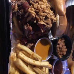 Beaver Creek Bar & Grill - BBQ Brisket Sandwich.