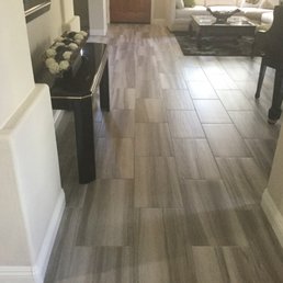 We love our new floor. Thanks Lon for your help in choosing the tile! We love our new floor. Thanks Lon for your help in choosing the tile!