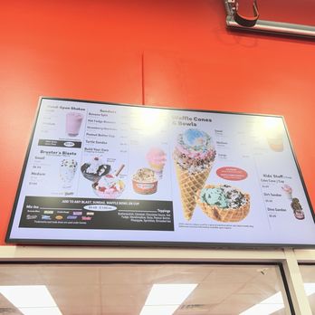 Bruster’s Real Ice Cream - Menu - Ice Cream & Frozen Yogurt Near Me - Ellicott City, Maryland Bruster’s Real Ice Cream - Menu - Ice Cream & Frozen Yogurt Near Me - Ellicott City, Maryland