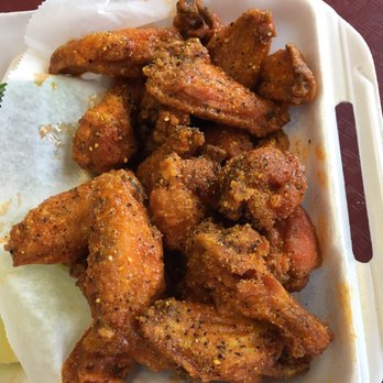 Buffalo China - chicken wings in a styrofoam container - Chinese Near Me - Stone Mountain, Georgia