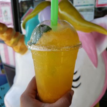 Unicorn Cafe - Mango soda - Themed Cafes Near Me - Toronto, Ontario