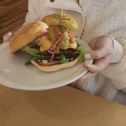 Fried Avocado Burger