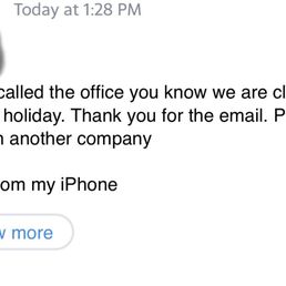 His email response His email response