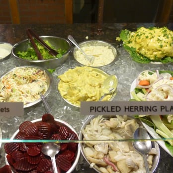 Red Viking Restaurant - Cauliflower in curry mayo and pickled herring, good stuff! - Breakfast & Brunch Near Me - Solvang, California Red Viking Restaurant - Cauliflower in curry mayo and pickled herring, good stuff! - Breakfast & Brunch Near Me - Solvang, California