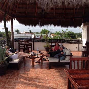 Posada Luna del Sur - Rooftop lounging - Hotels Near Me - Tulum, ROO Posada Luna del Sur - Rooftop lounging - Hotels Near Me - Tulum, ROO