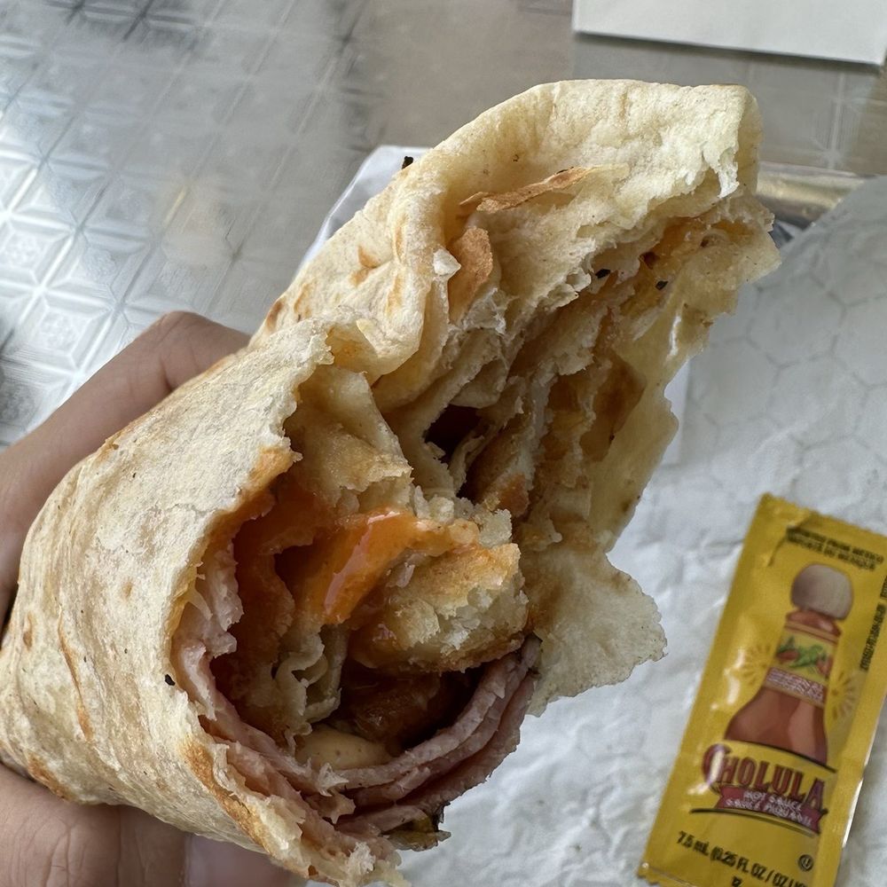 EggBred - Breakfast Burrito - Ham - Breakfast & Brunch Near Me - Long Beach, California EggBred - Breakfast Burrito - Ham - Breakfast & Brunch Near Me - Long Beach, California