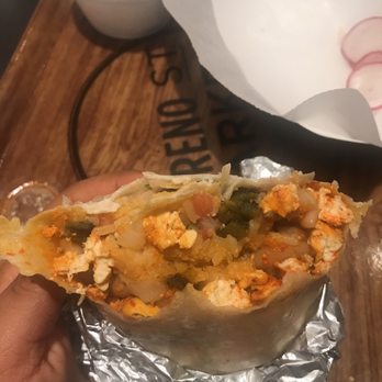 Oli's Tacos - Burrito with Tofu, veggies and pico de gallo! - Tacos Near Me - Montclair, California
