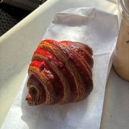 Chocolate Raspberry Croissant