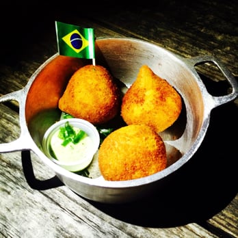 Boteco - coxinh's. 3 for $6. perfectly fried with shredded chicken & cream cheese. really good - Food Trucks Near Me - Austin, Texas Boteco - coxinh's. 3 for $6. perfectly fried with shredded chicken & cream cheese. really good - Food Trucks Near Me - Austin, Texas