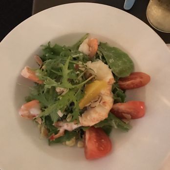 Bistro Casanova - Lobster salad Light, not over-cooked,on a bed of local baby arugula - Mediterranean Near Me - Kahului, Hawaii